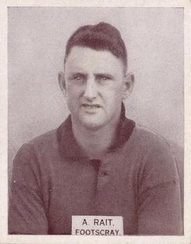 1933 Wills's Victorian Footballers (Large) #99 Alan Rait Front